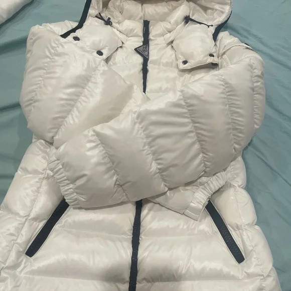 White moncler jacket